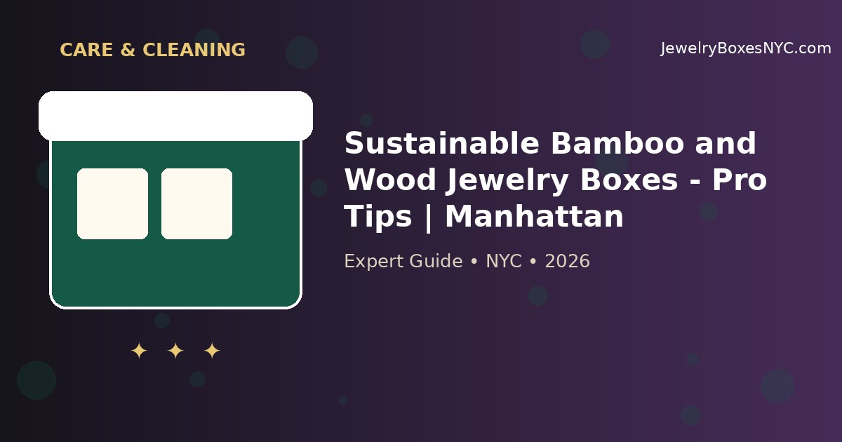 Sustainable Bamboo and Wood Jewelry Boxes - Pro Tips | Manhattan