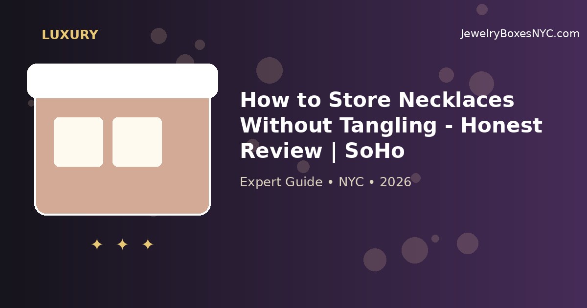 How to Store Necklaces Without Tangling - Honest Review | SoHo