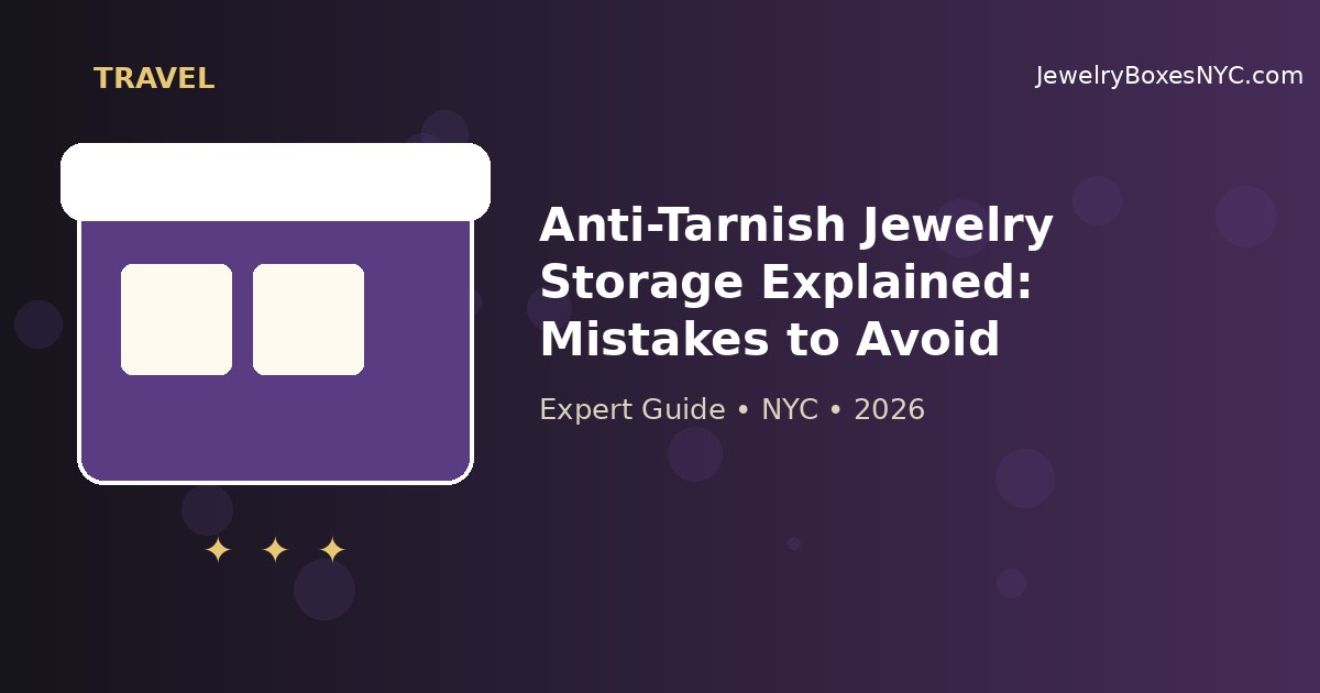 Anti-Tarnish Jewelry Storage Explained: Mistakes to Avoid