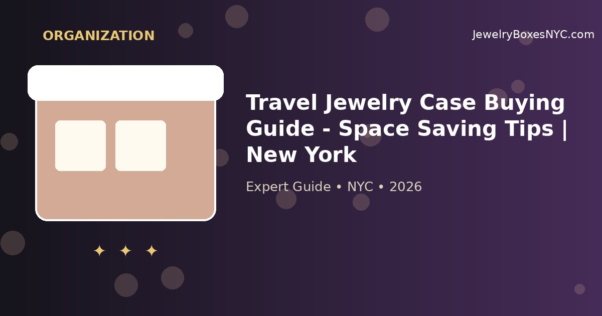 Travel Jewelry Case Buying Guide - Space Saving Tips | New York