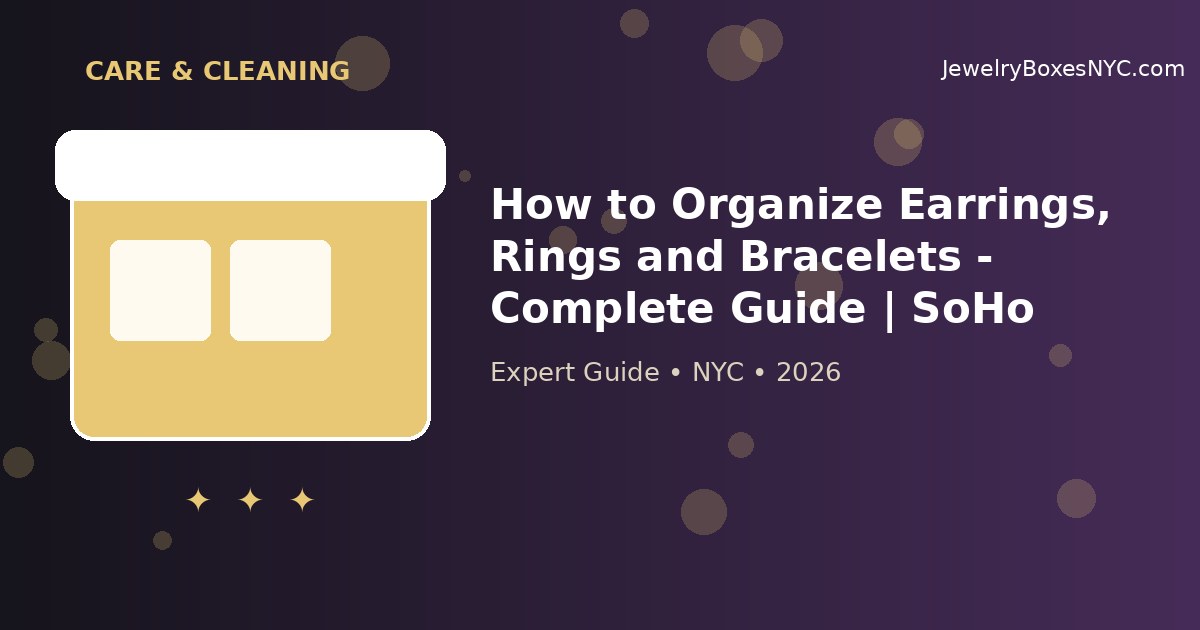 How to Organize Earrings, Rings and Bracelets - Complete Guide | SoHo