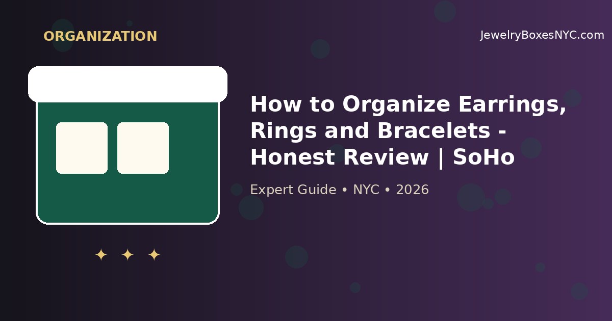 How to Organize Earrings, Rings and Bracelets - Honest Review | SoHo