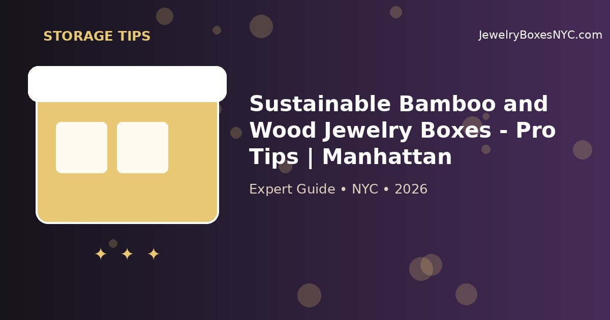 Sustainable Bamboo and Wood Jewelry Boxes - Pro Tips | Manhattan