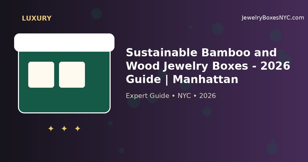 Sustainable Bamboo and Wood Jewelry Boxes - 2026 Guide | Manhattan