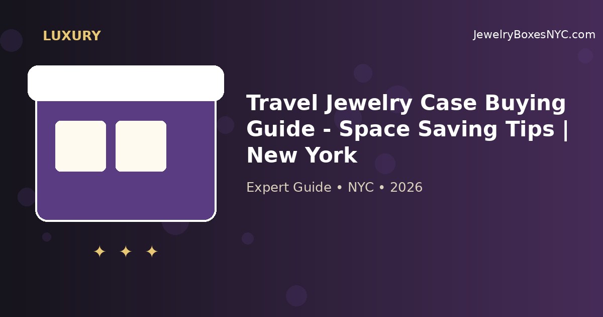 Travel Jewelry Case Buying Guide - Space Saving Tips | New York