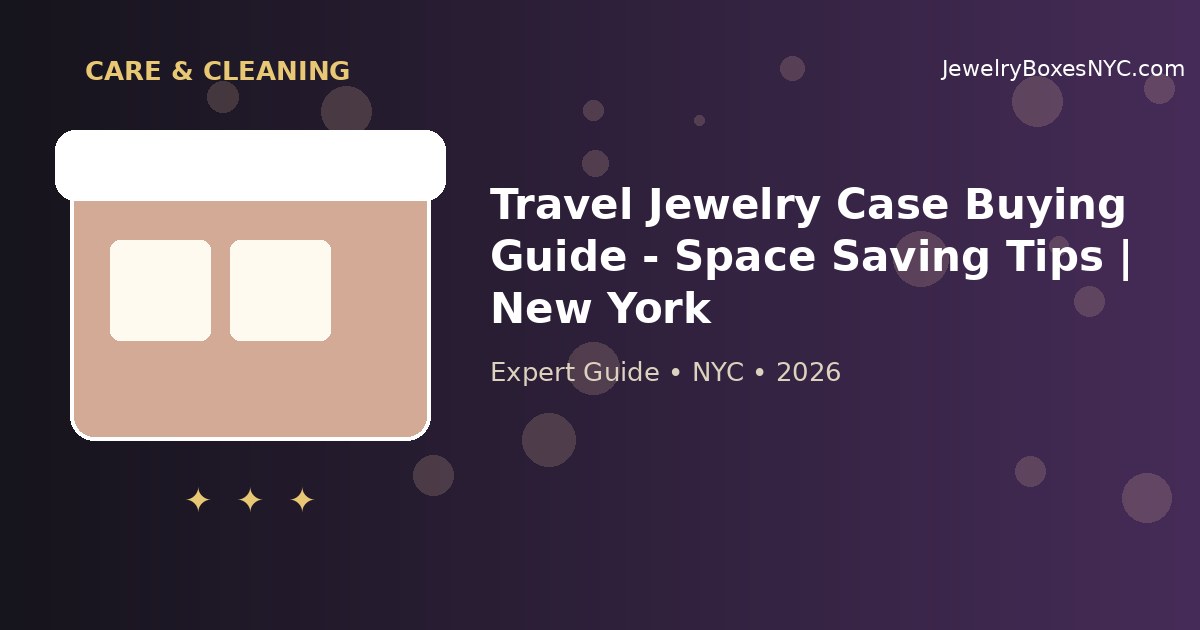 Travel Jewelry Case Buying Guide - Space Saving Tips | New York