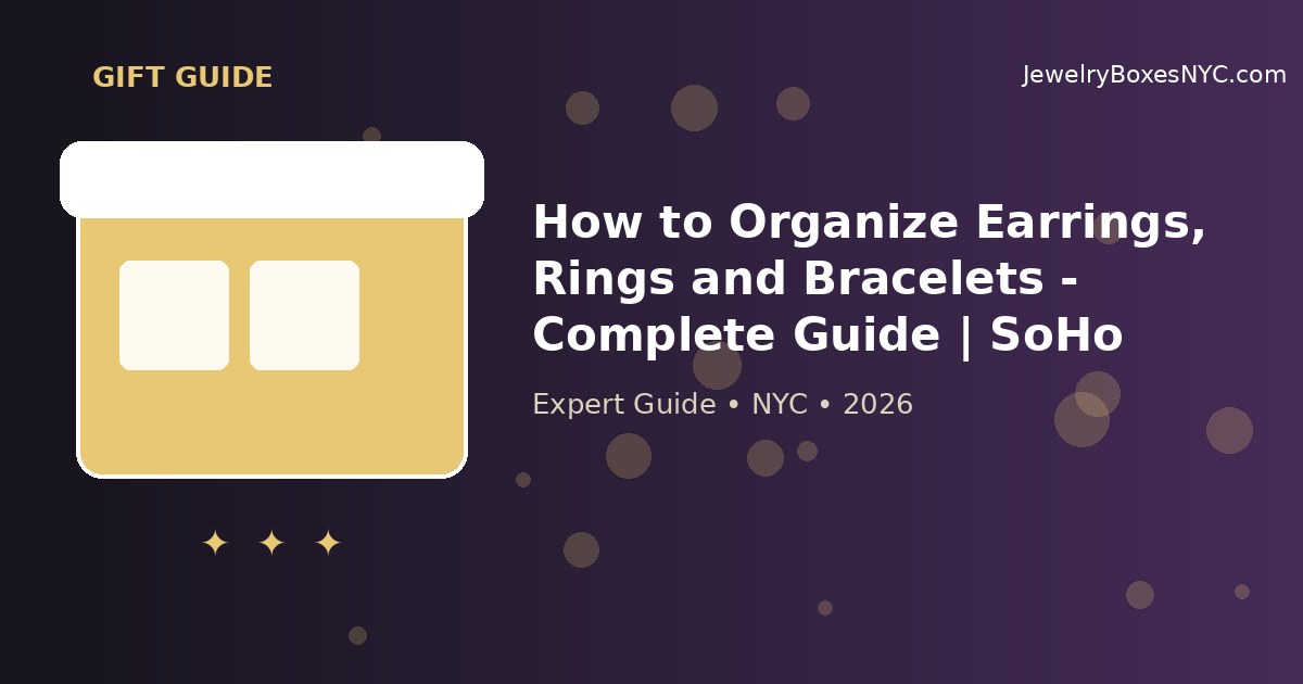 How to Organize Earrings, Rings and Bracelets - Complete Guide | SoHo