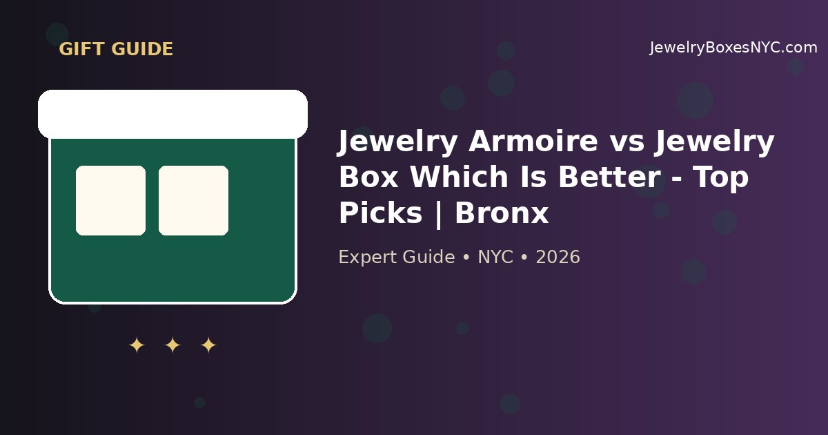 Jewelry Armoire vs Jewelry Box Which Is Better - Top Picks | Bronx
