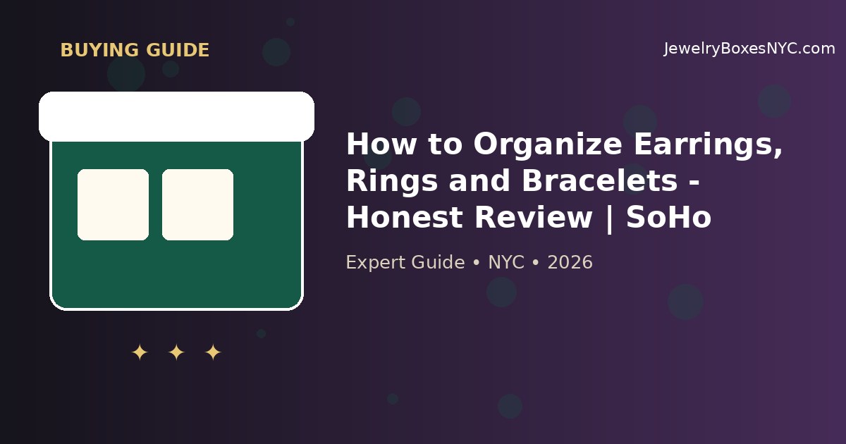 How to Organize Earrings, Rings and Bracelets - Honest Review | SoHo