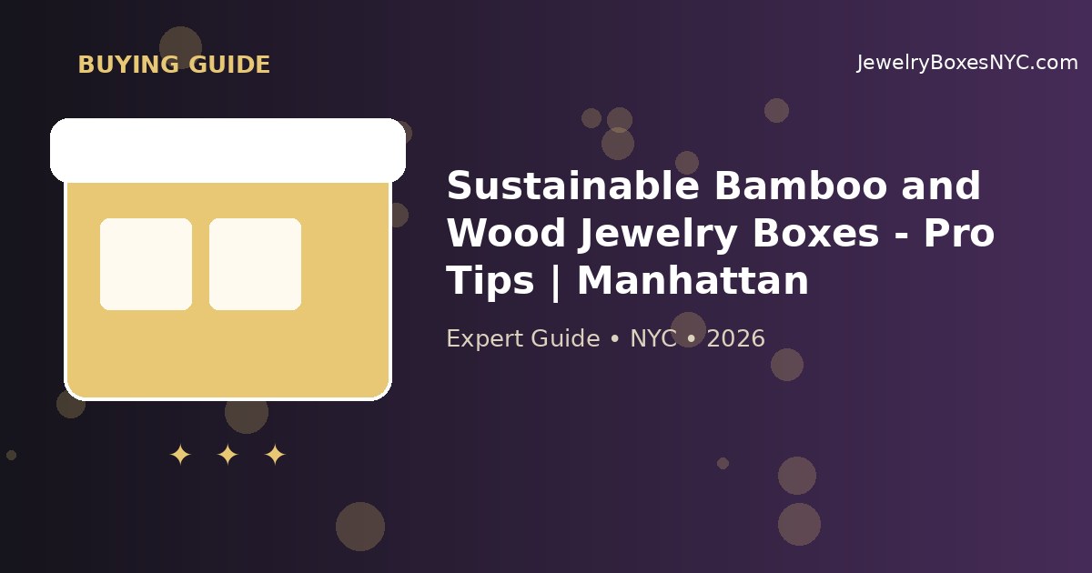 Sustainable Bamboo and Wood Jewelry Boxes - Pro Tips | Manhattan