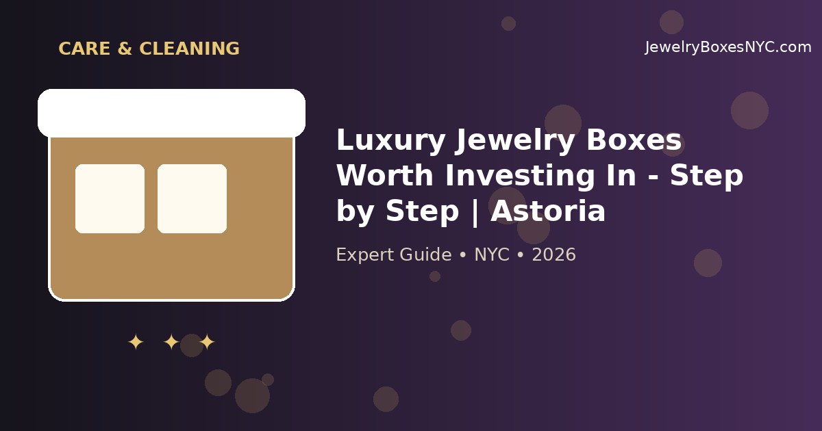 Luxury Jewelry Boxes Worth Investing In - Step by Step | Astoria