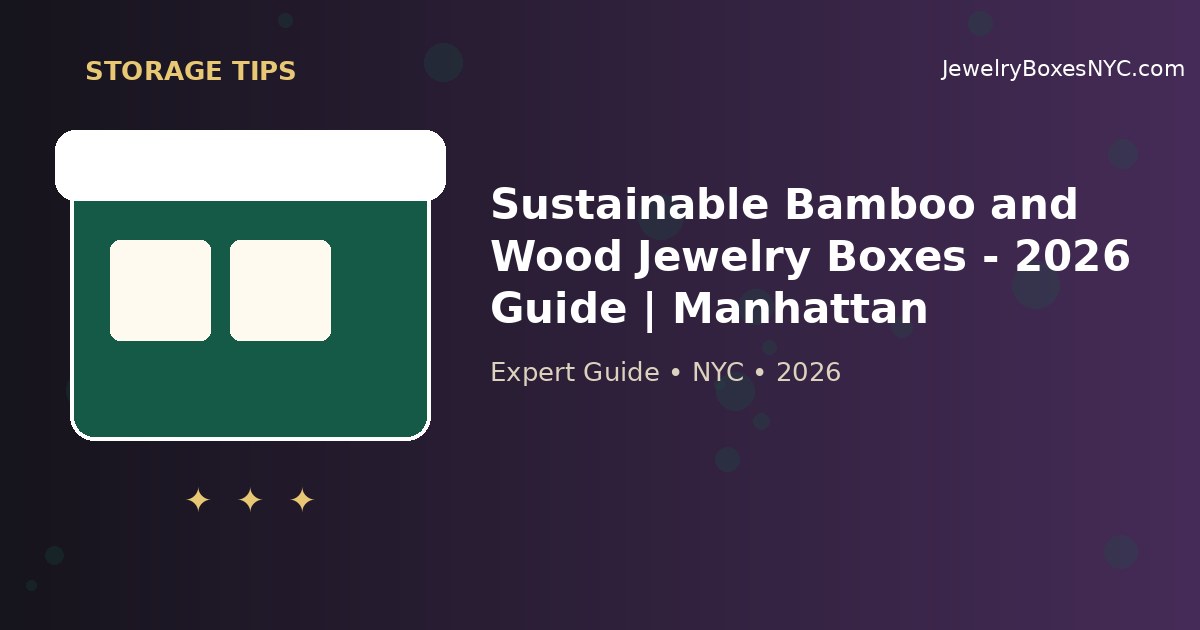 Sustainable Bamboo and Wood Jewelry Boxes - 2026 Guide | Manhattan