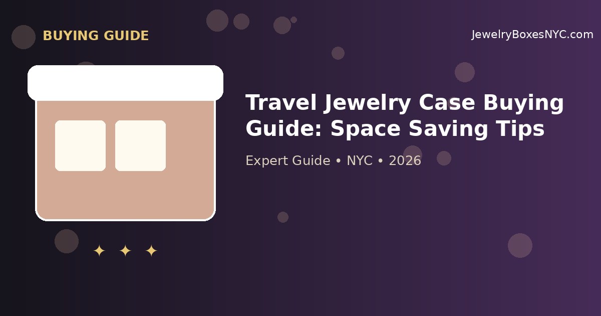 Travel Jewelry Case Buying Guide: Space Saving Tips